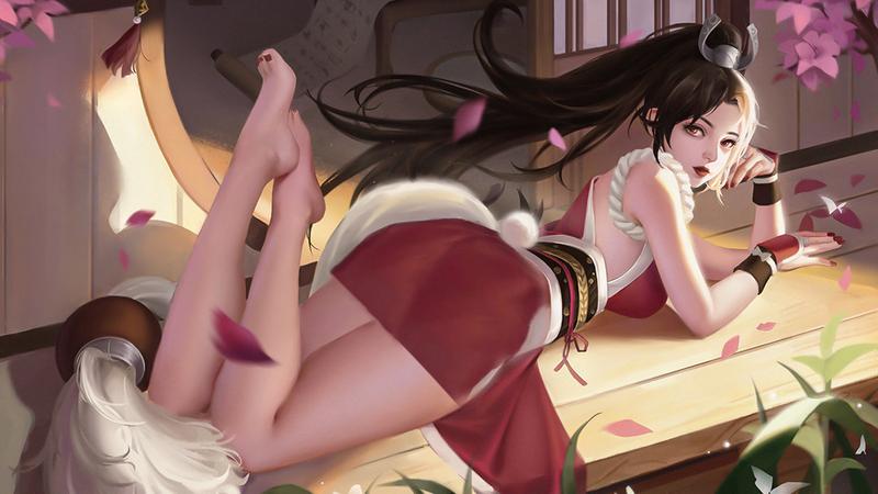 王者荣耀不知火舞去污