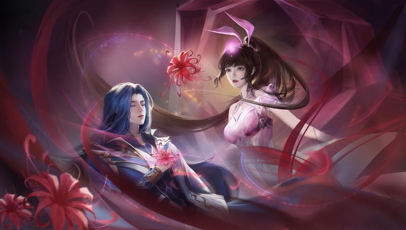 斗罗大陆精美壁纸超清图片唐三和小舞