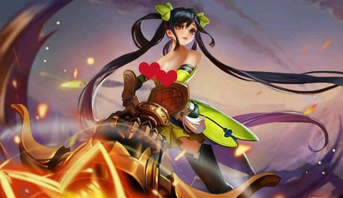 王者荣耀去布料图爱心遮挡