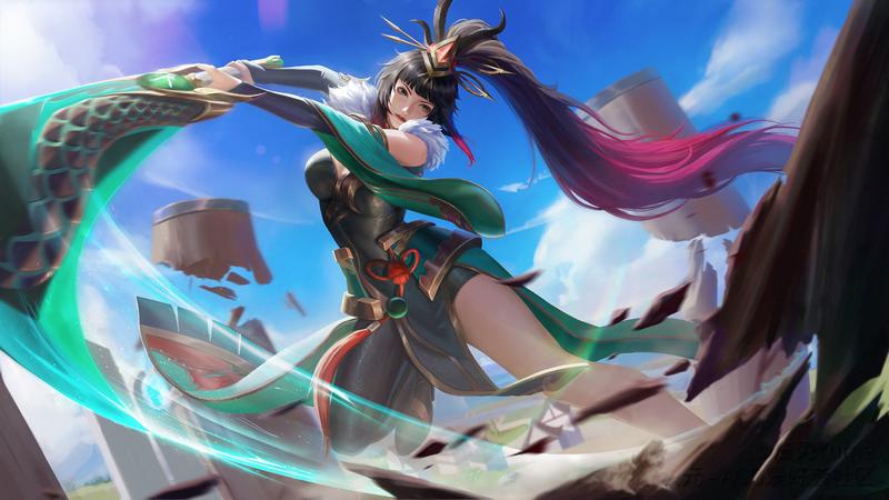 花木兰瑞麟志同人画