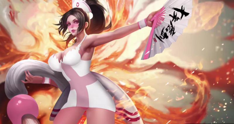 王者荣耀女生去掉小内霸气不知火舞