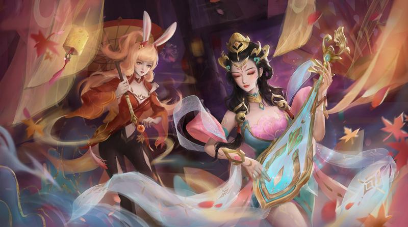 王者荣耀长安上元夜公孙离杨玉环插图