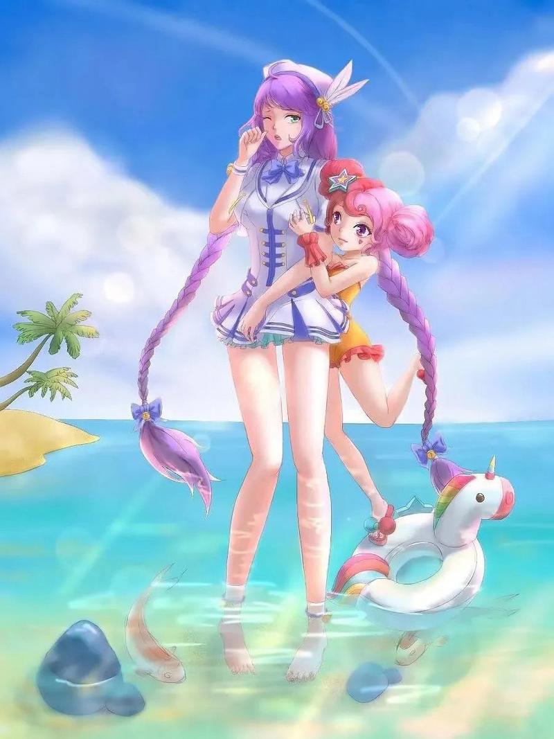 大小乔王者荣耀泳装