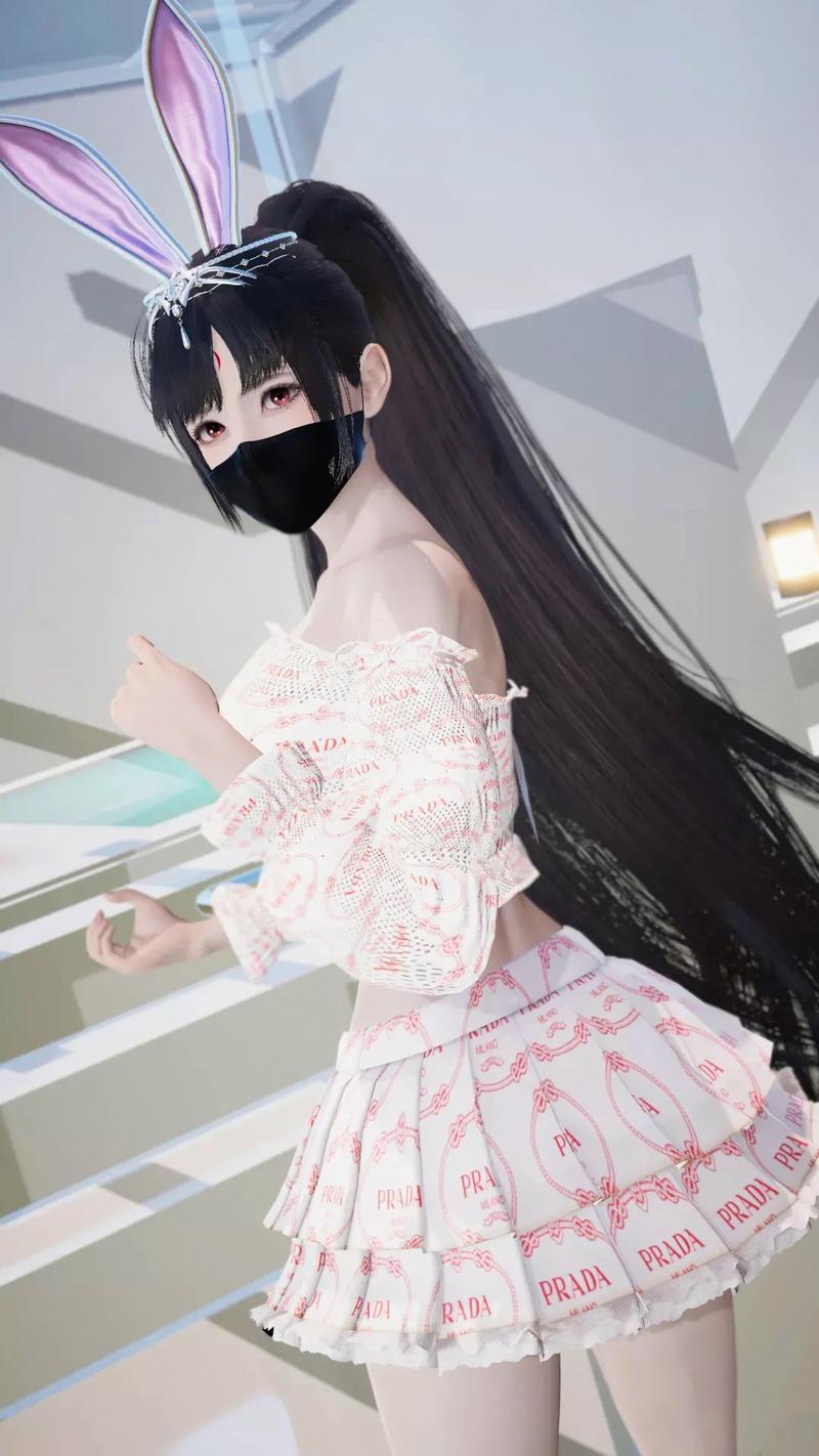 小舞戴口罩图片