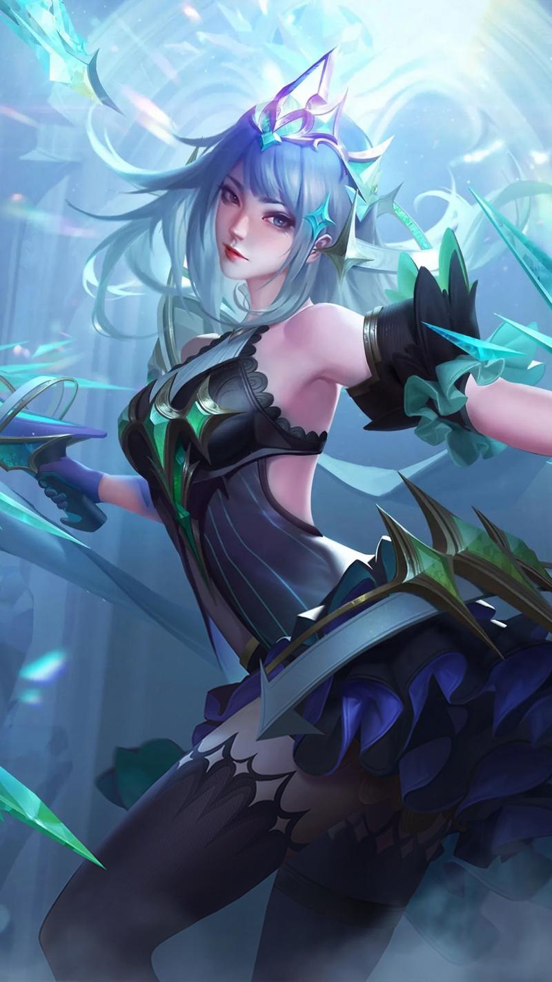 王者荣耀竖屏美图虞姬启明星使去内