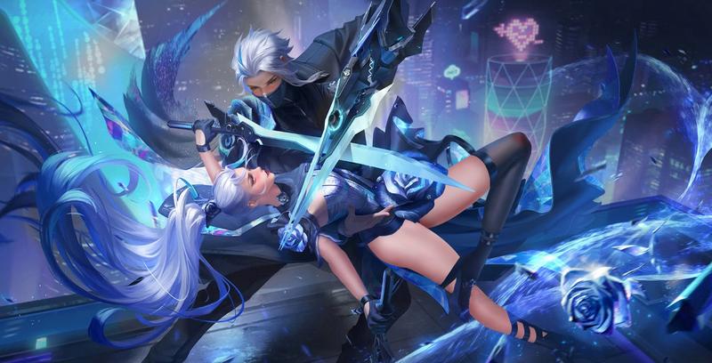 王者花木兰p光默契交锋去布料图