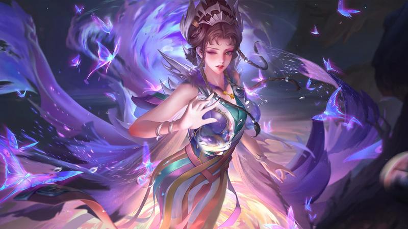 芈月白晶晶皮肤去布料