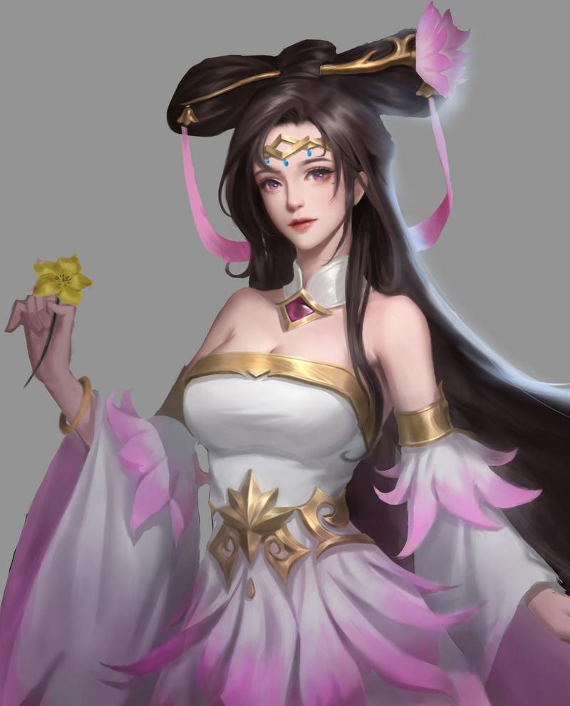 王者荣耀貂蝉插画图