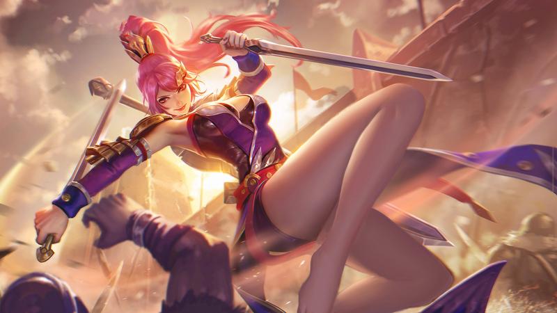 王者荣耀花木兰去掉所有服装