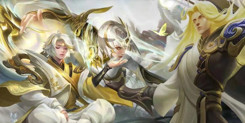 王者荣耀p图峡谷三人组张良镜fmvp庄周