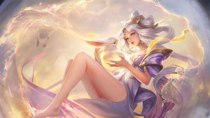 p掉王者荣耀女英雄皮肤寒月公主