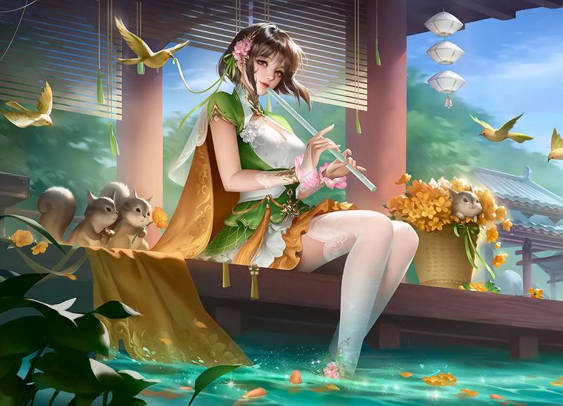 三国杀女武将美图大乔P掉衣服