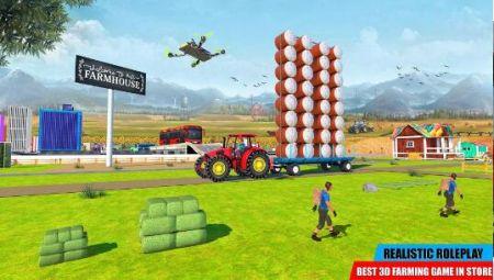 拖拉机农场驾驶3d