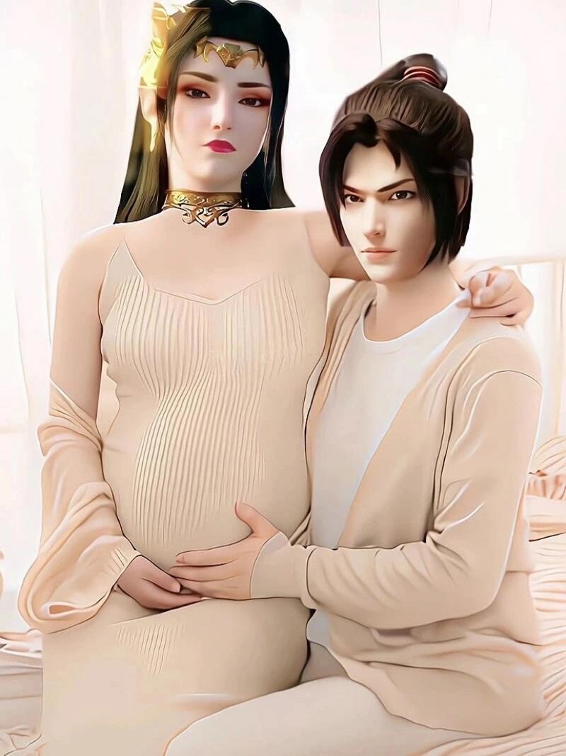 美杜莎萧炎cp图