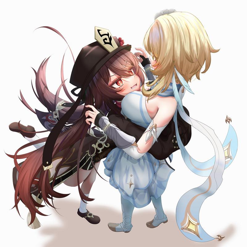 萤胡桃原神要抱抱图片