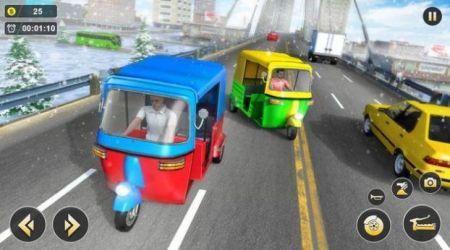 现代的黄包车模拟器Modern Rickshaw Simulator Game