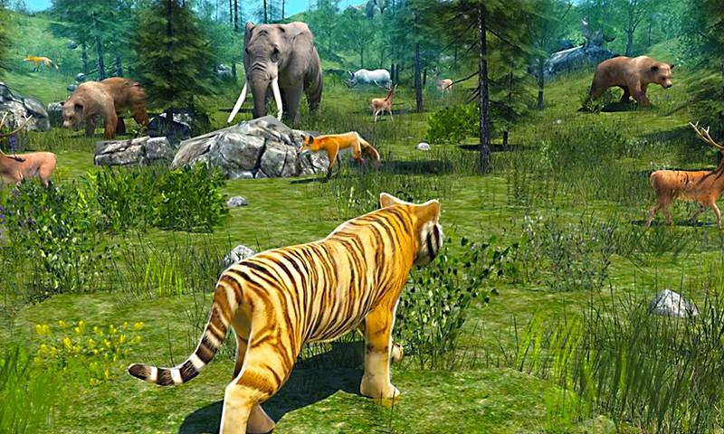 野生老虎模拟器无限升级版