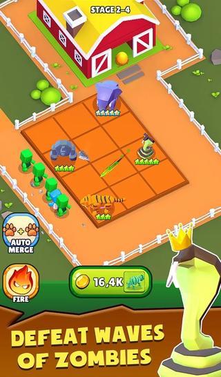 合并动物僵尸防御手游