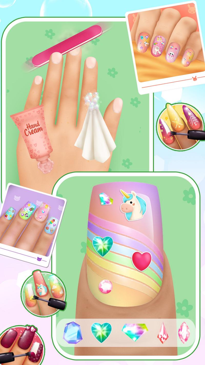 奇妙公主梦幻美甲