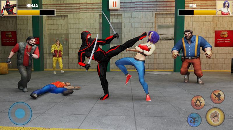 超级忍者格斗游戏