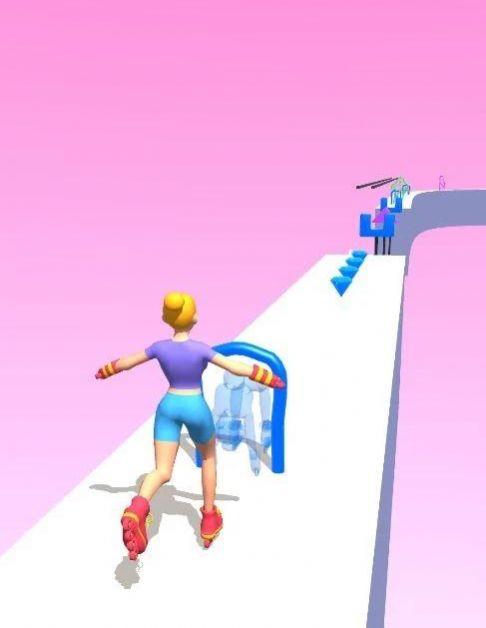 轮滑舞冲关游戏