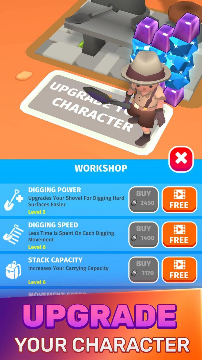 沙漠掘金模拟游戏