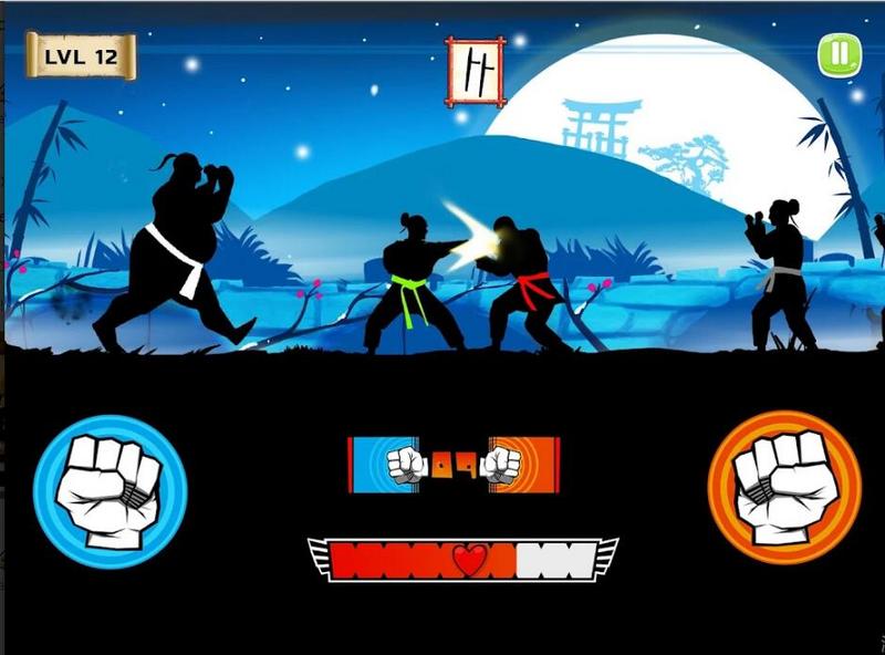 空手道战士真正的格斗