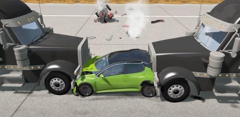 车祸轨道模拟器