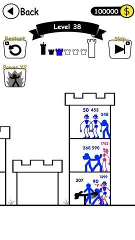 火柴英雄战争塔防游戏中文版
