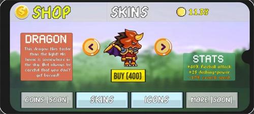 像素世界平台跳跃小游戏