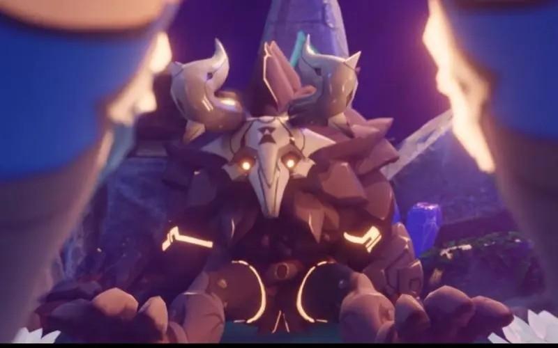 优菈大战岩盔丘丘王vk游戏