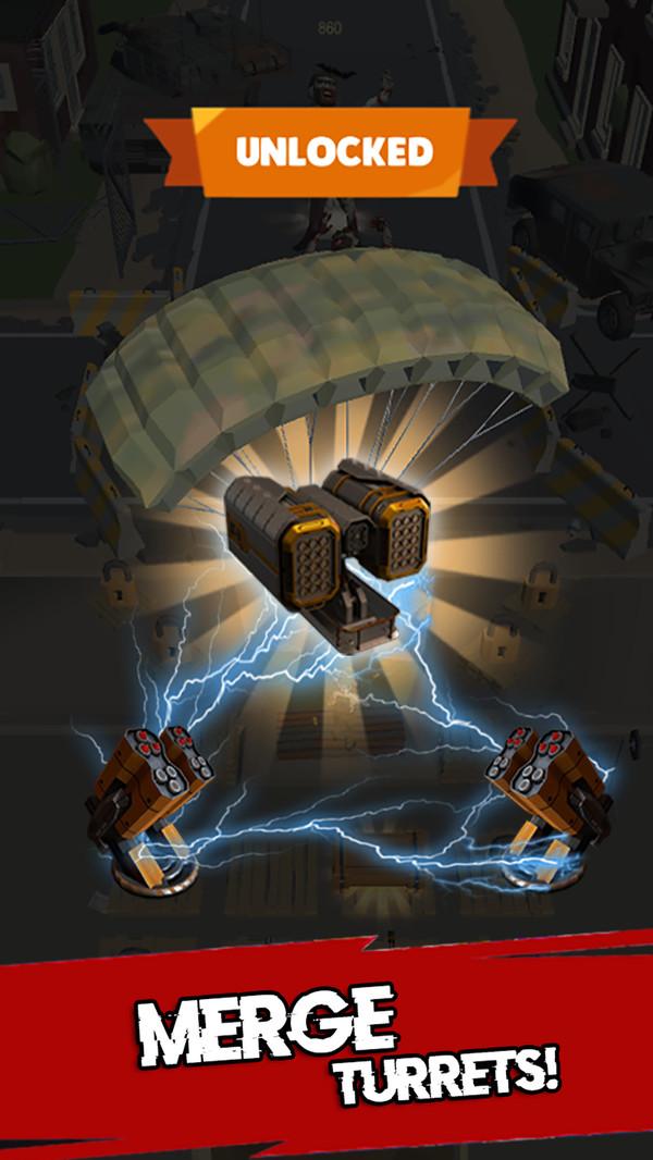 合并炮塔僵尸防御手游
