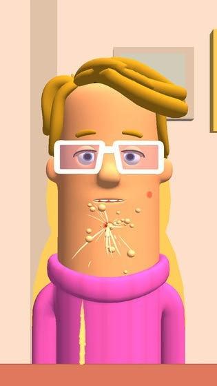 我爱挤痘痘小游戏