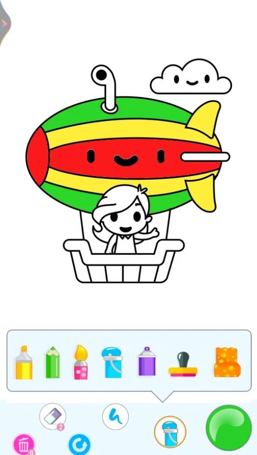 涂色漫画家手游