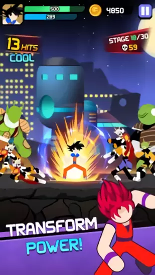 火柴人龙斗士战斗安卓版