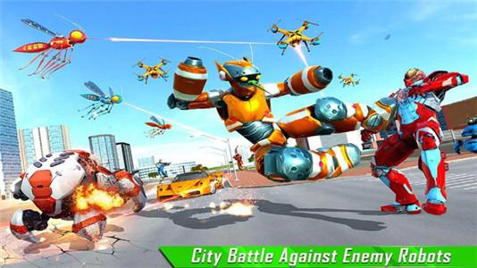 蚊子变身机器人小游戏