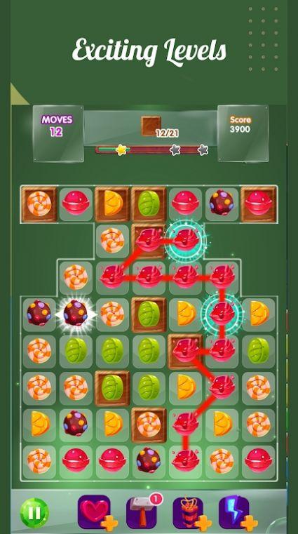 匹配糖果2D糖果连接最新版游戏