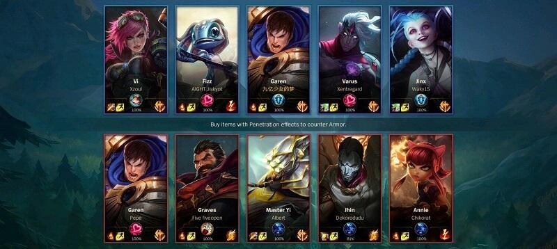 英雄联盟手游测试服