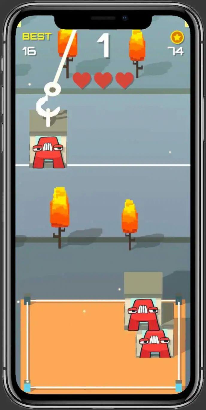 字母塔建造者游戏