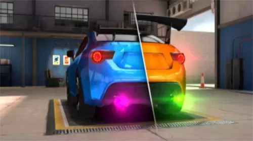 高速超级跑车自由驾驶模拟器