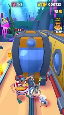 地铁跑酷海底世界