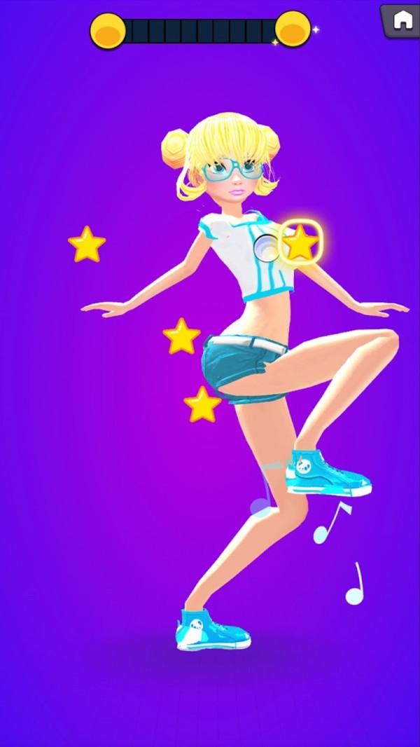 卡通女孩舞蹈安卓