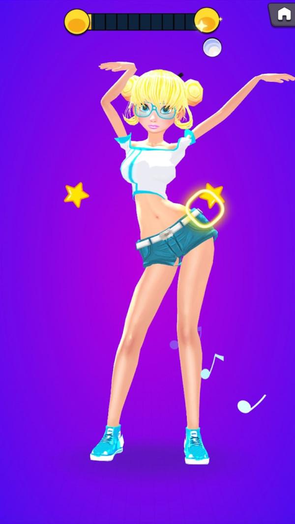 卡通女孩舞蹈安卓