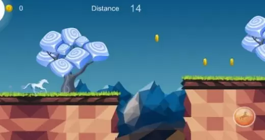 白马奔跑冒险游戏