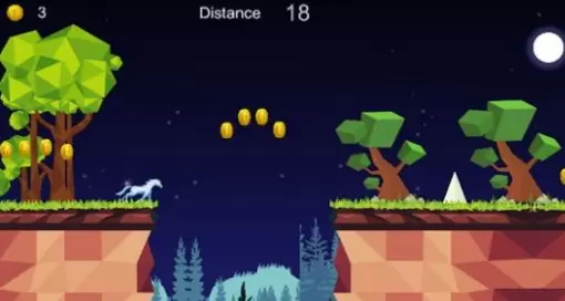 白马奔跑冒险游戏