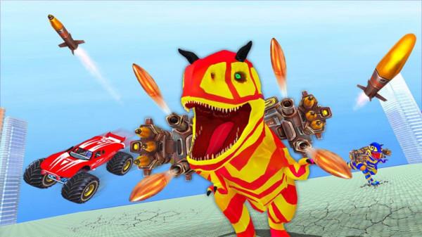 霸王龙变形机器人手游