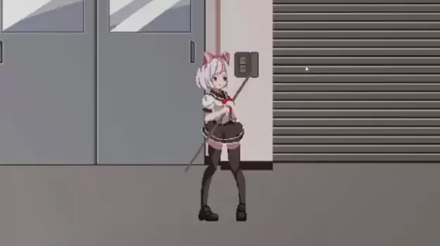 白毛少女大战僵尸