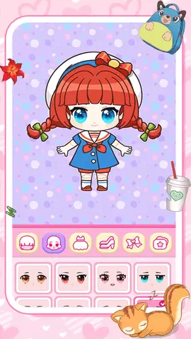 迷你校园装扮少女