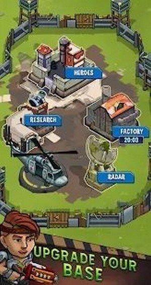 僵尸闲置城防游戏