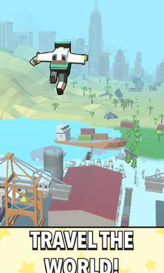 喷气背包跳跃游戏